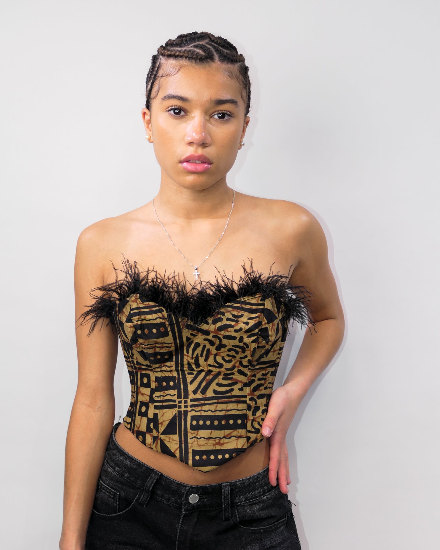 Feather Tira Corset